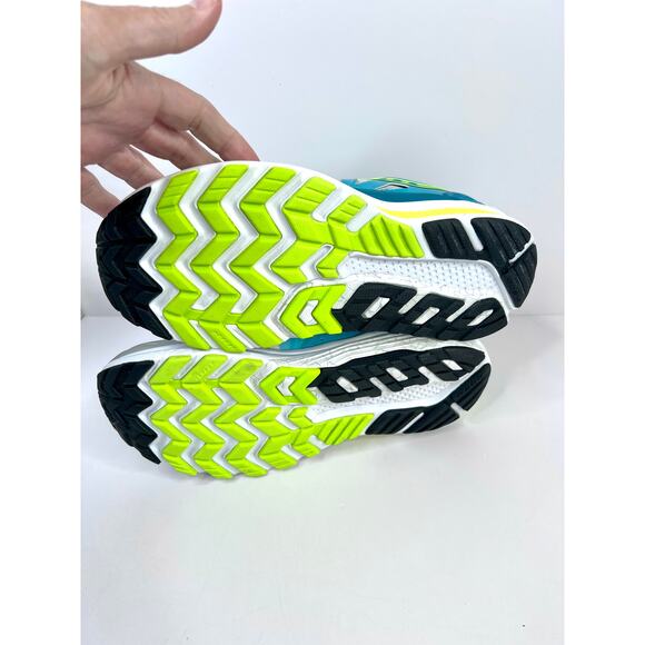 Saucony Size 10 Hurricane ISO 2 Womens Athletic Running Shoes BLUE/SILVER/CITRON - Picture 15 of 16